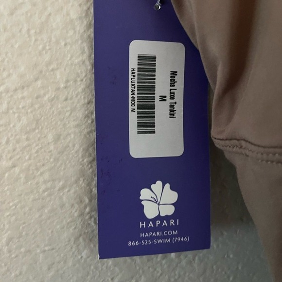 Hapari SZ Medium (8-10) Women's Mocha Luxe Swim Tankini - Picture 3 of 13